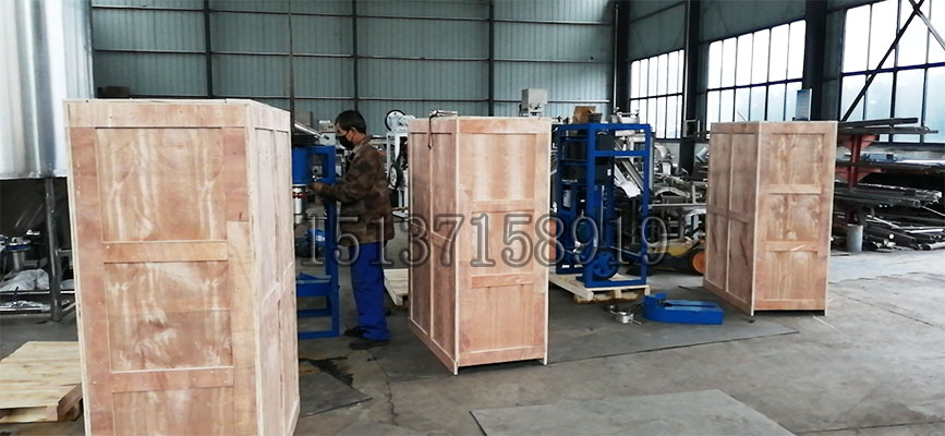 全自動牛筋面機裝箱發貨 全自動牛筋面機裝箱發貨